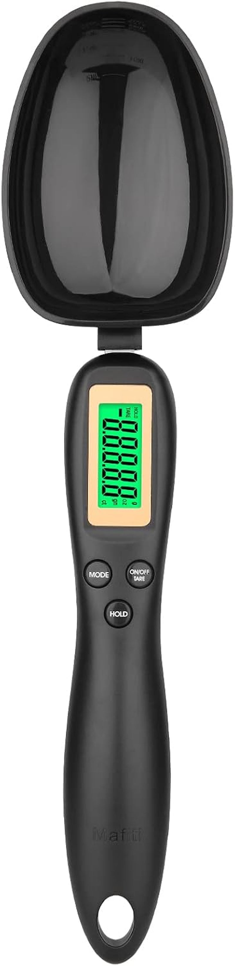 Digital Measuring Spoon, Weighing Spoon Scale 500G / 0.1G High Precision with LCD Screen Display for Kitchen Gadgets Daily Meals and Pet/Dog/Cat Food Measuring Scoop