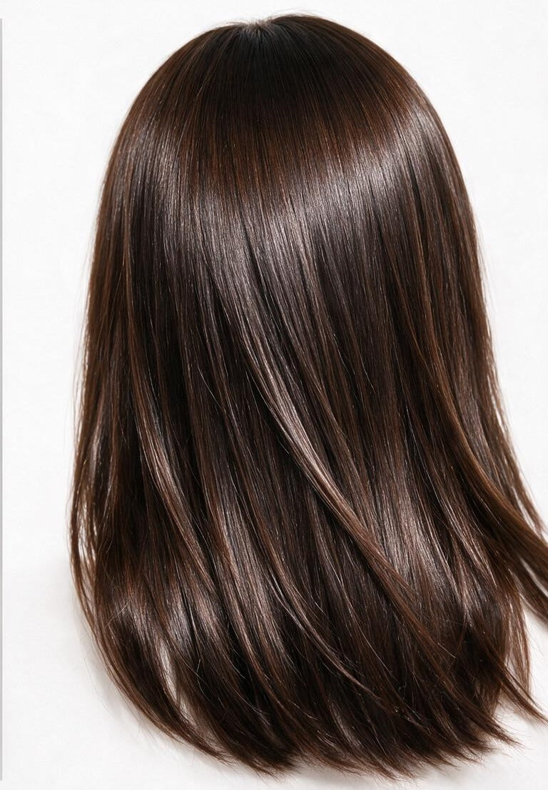 After: sleek, smooth, shiny hair